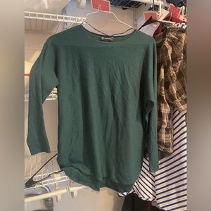 Hunter green sweater INC size medium